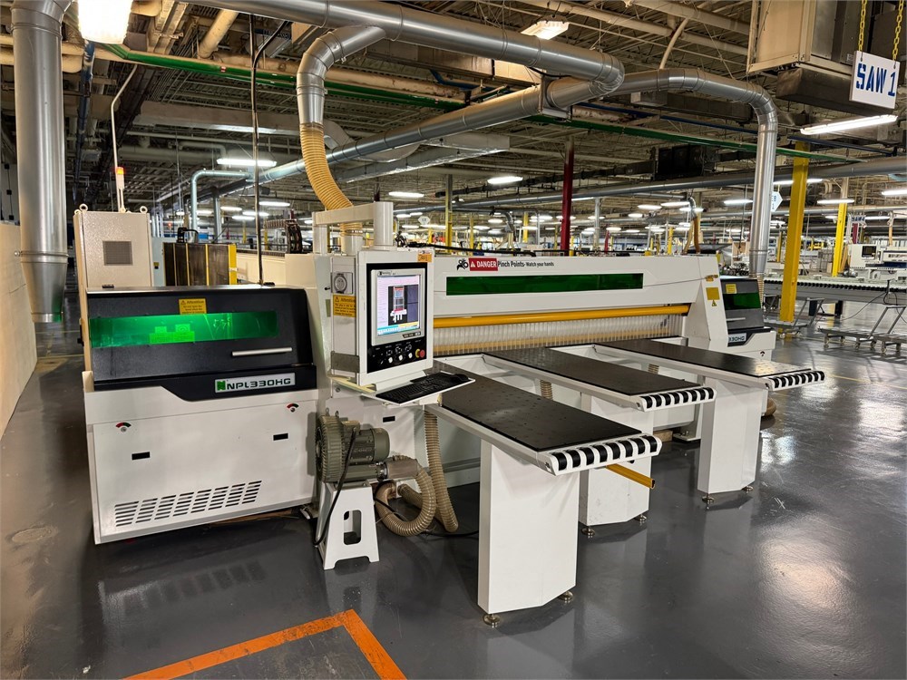 Nanxing / Castaly "NPL3340-HG" Rear-Load Beam Saw